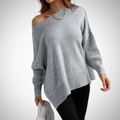 Clara solider knit sweater – women