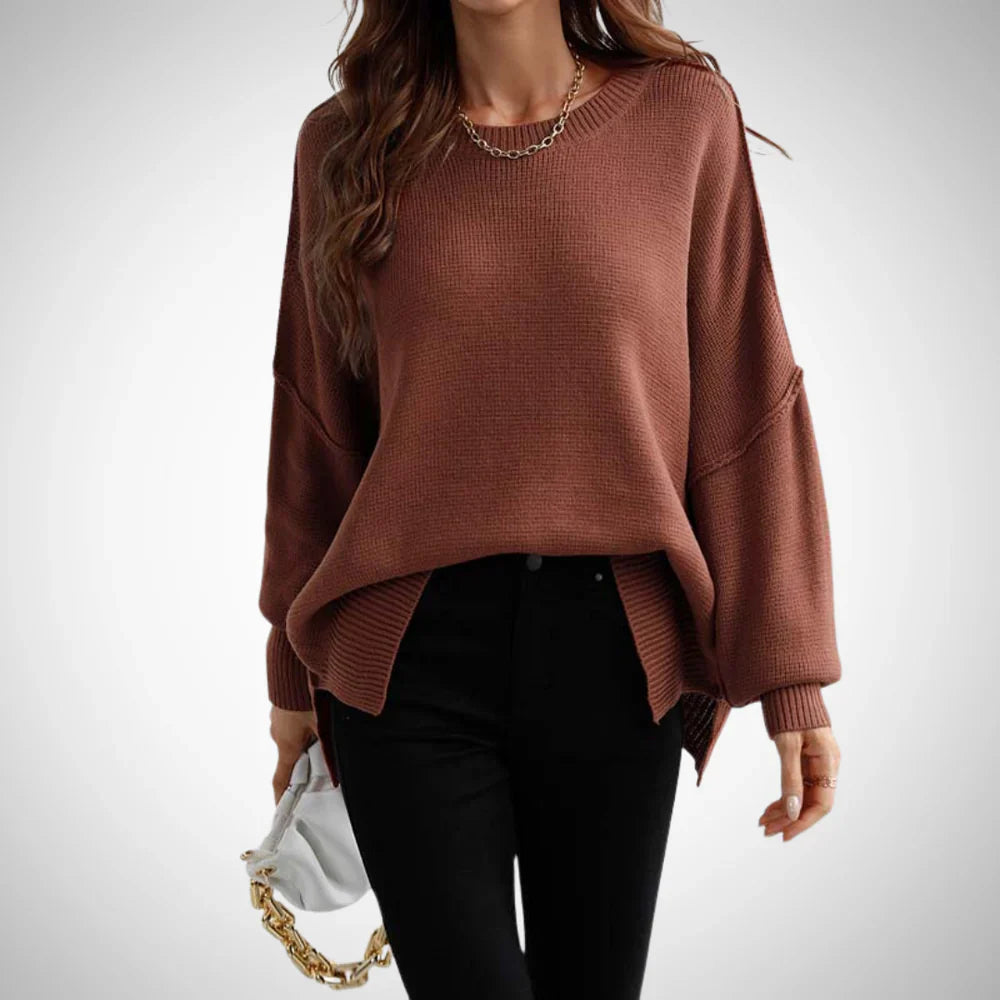 Clara solider knit sweater – women