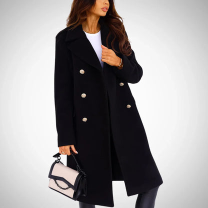 Imogen double breasted coat – women
