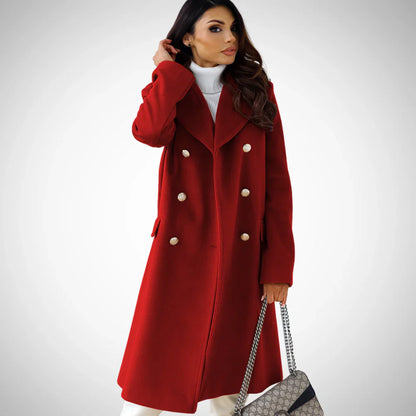 Imogen double breasted coat – women