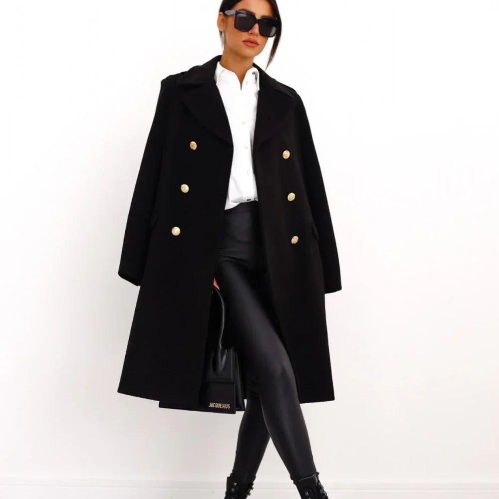 Imogen double breasted coat – women