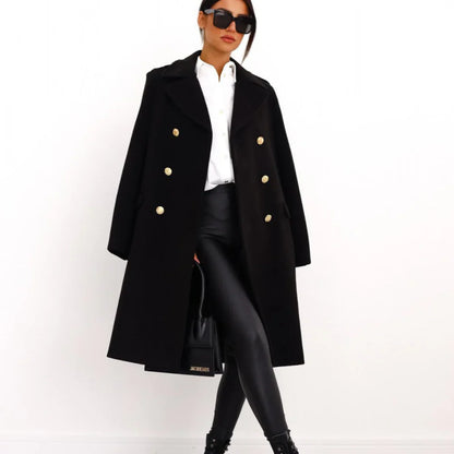 Imogen double breasted coat – women