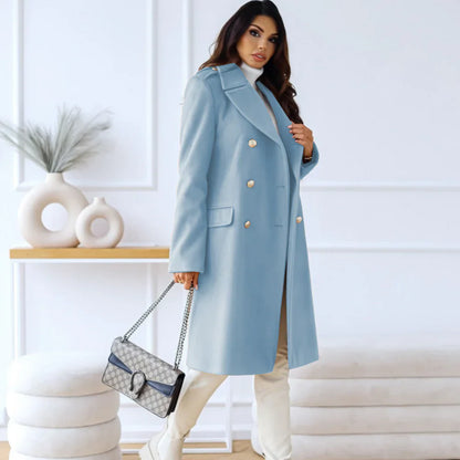 Imogen double breasted coat – women