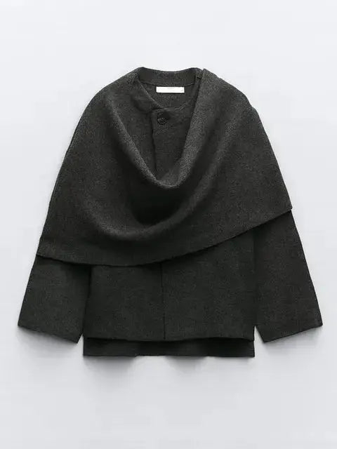 Ella cape jacket – sophisticated layering look