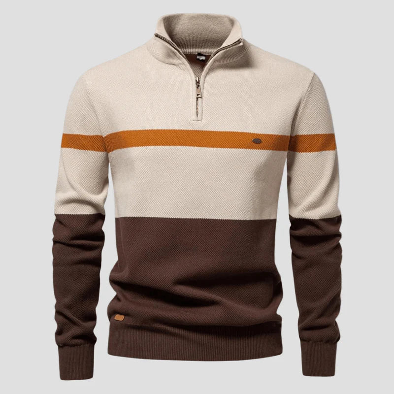 Men's cotton sweater, classic and comfortable