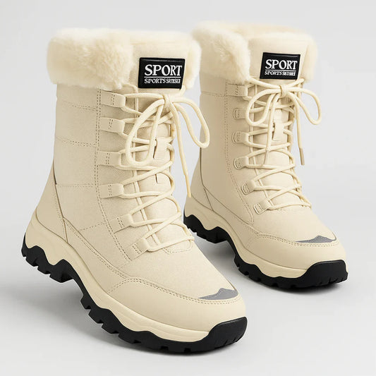 Women’s winter snow boots waterproof fur-lined – women