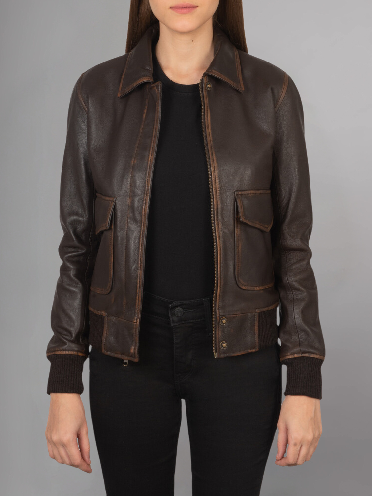 Westa A-2 Leather Bomber Jacket