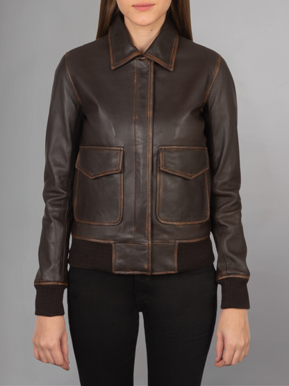 Westa A-2 Leather Bomber Jacket