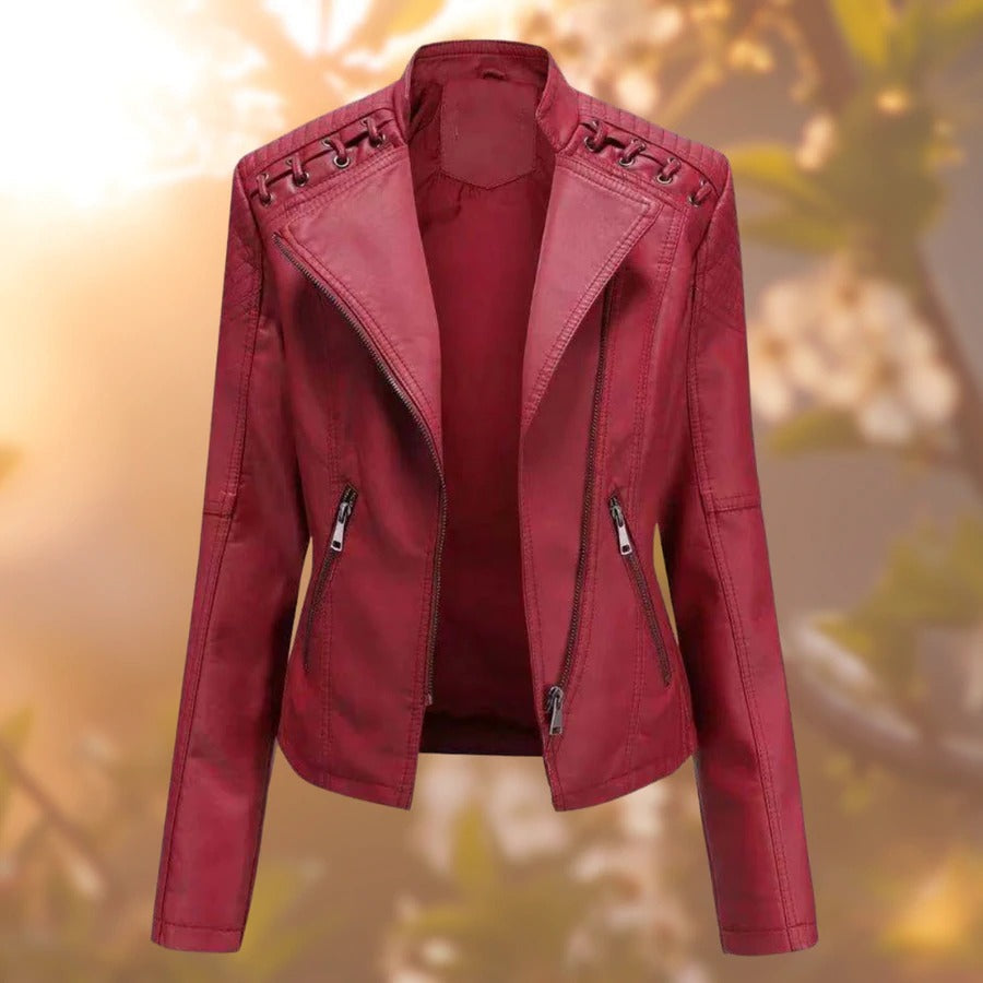 Lana - stylish & timeless women's leather jacket