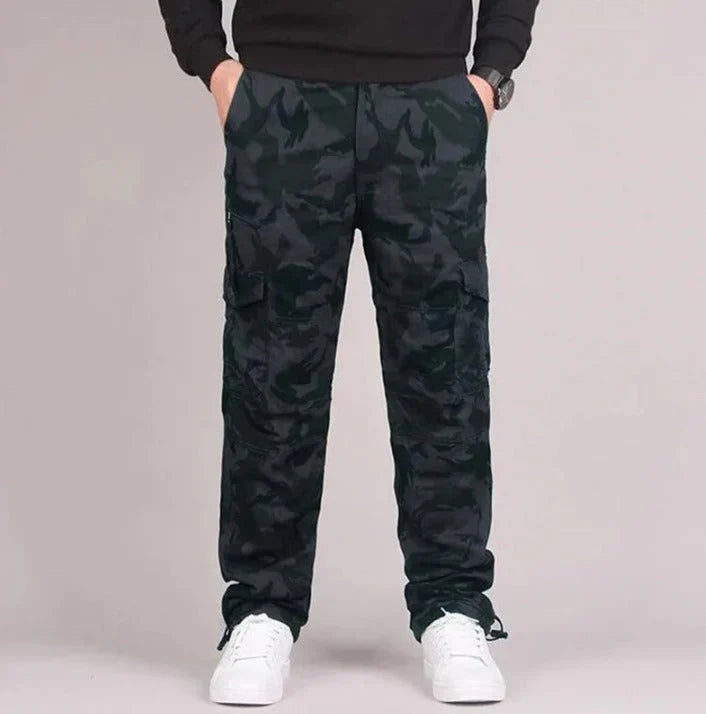 Men’s casual cargo pants with multiple pockets – men