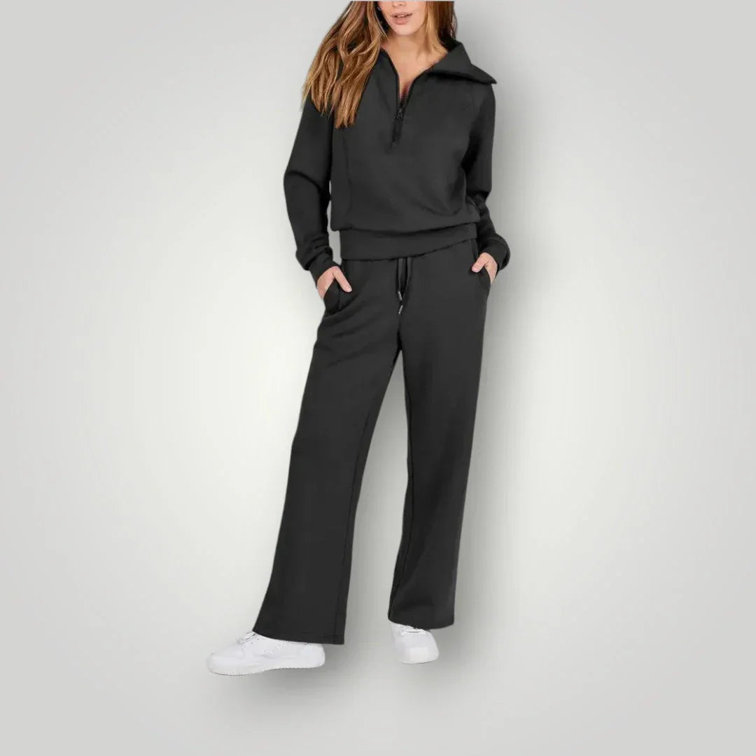 Women's two-piece loungewear set – comfortable set for everyday wear and lounging