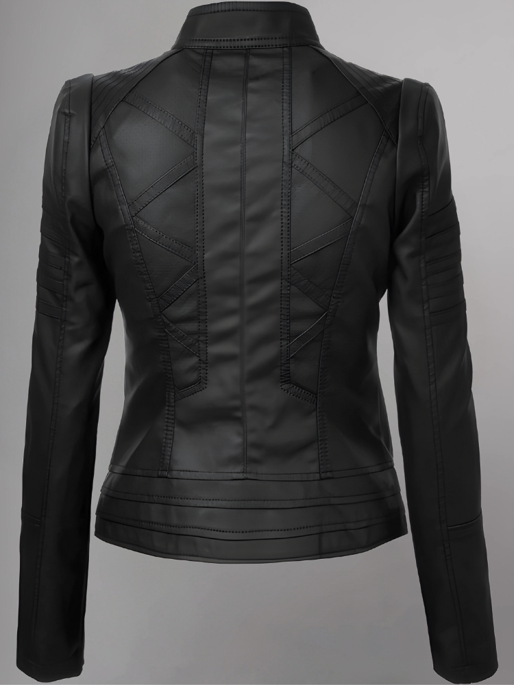 Woman BIKER LEATHER JACKET 2024