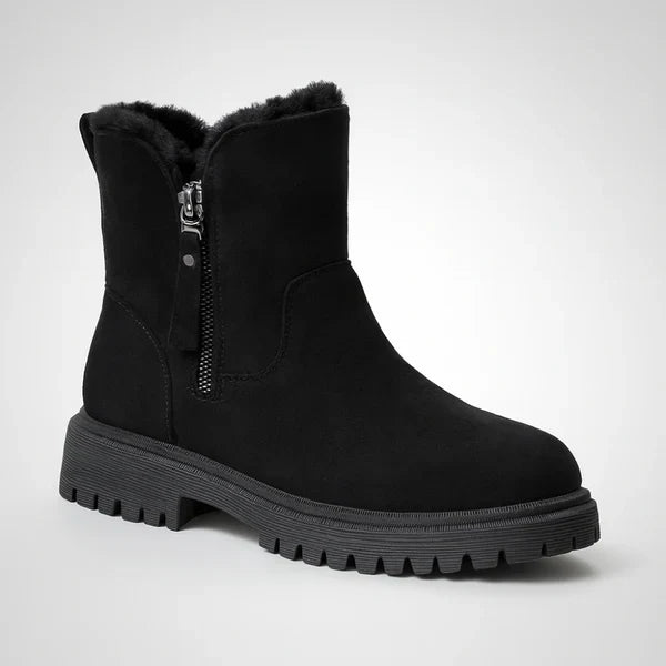 Women’s winter snow ankle boots platform & fur lining – women