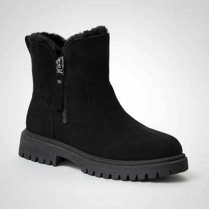 Women’s winter snow ankle boots platform & fur lining – women