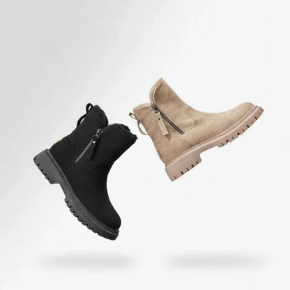 Women’s winter snow ankle boots platform & fur lining – women