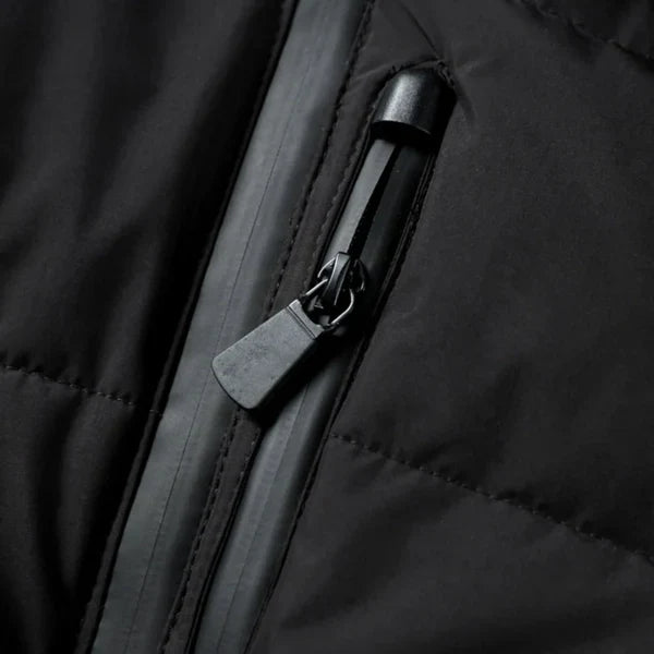 Women’s belted winter puffer jacket – women