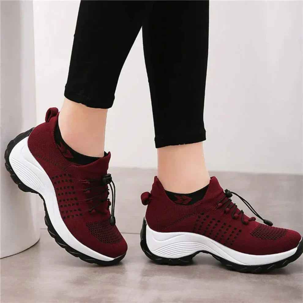 Women’s breathable lightweight walking shoes slip-on – women