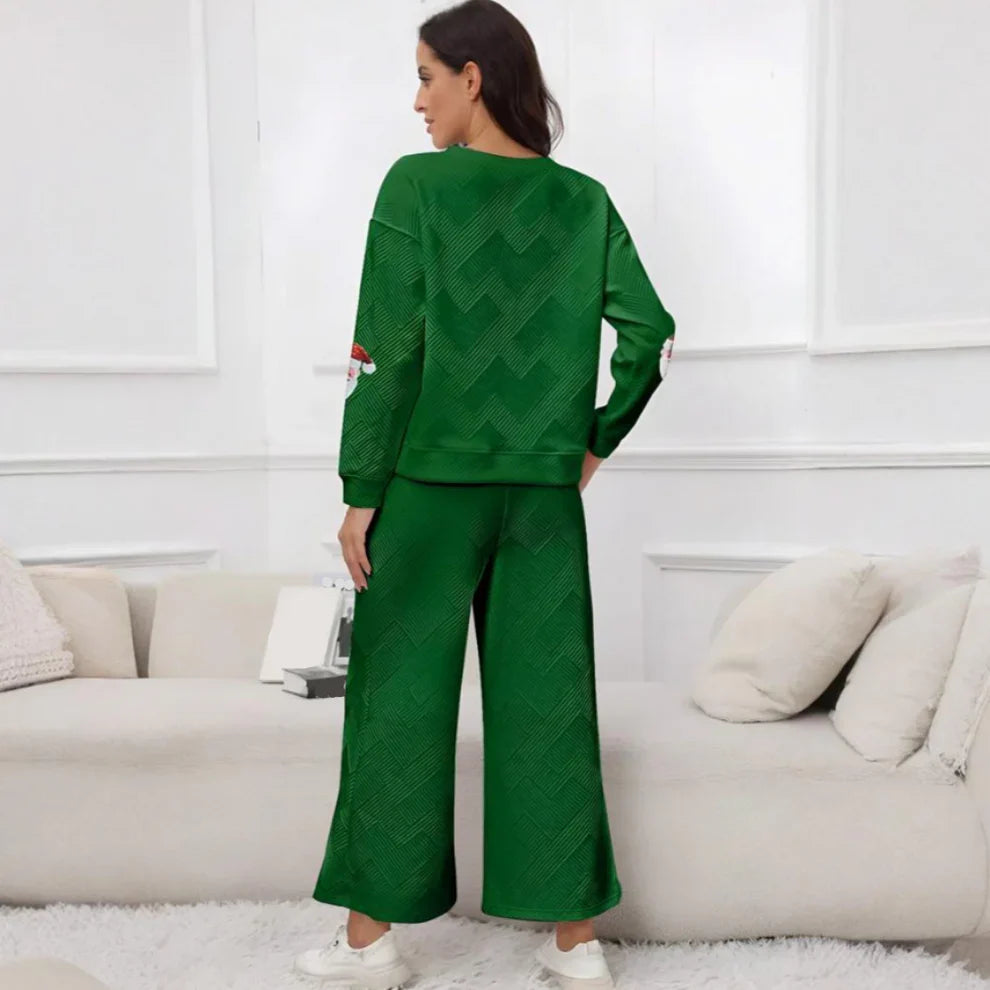 Women’s christmas holiday pyjama outfit set – women