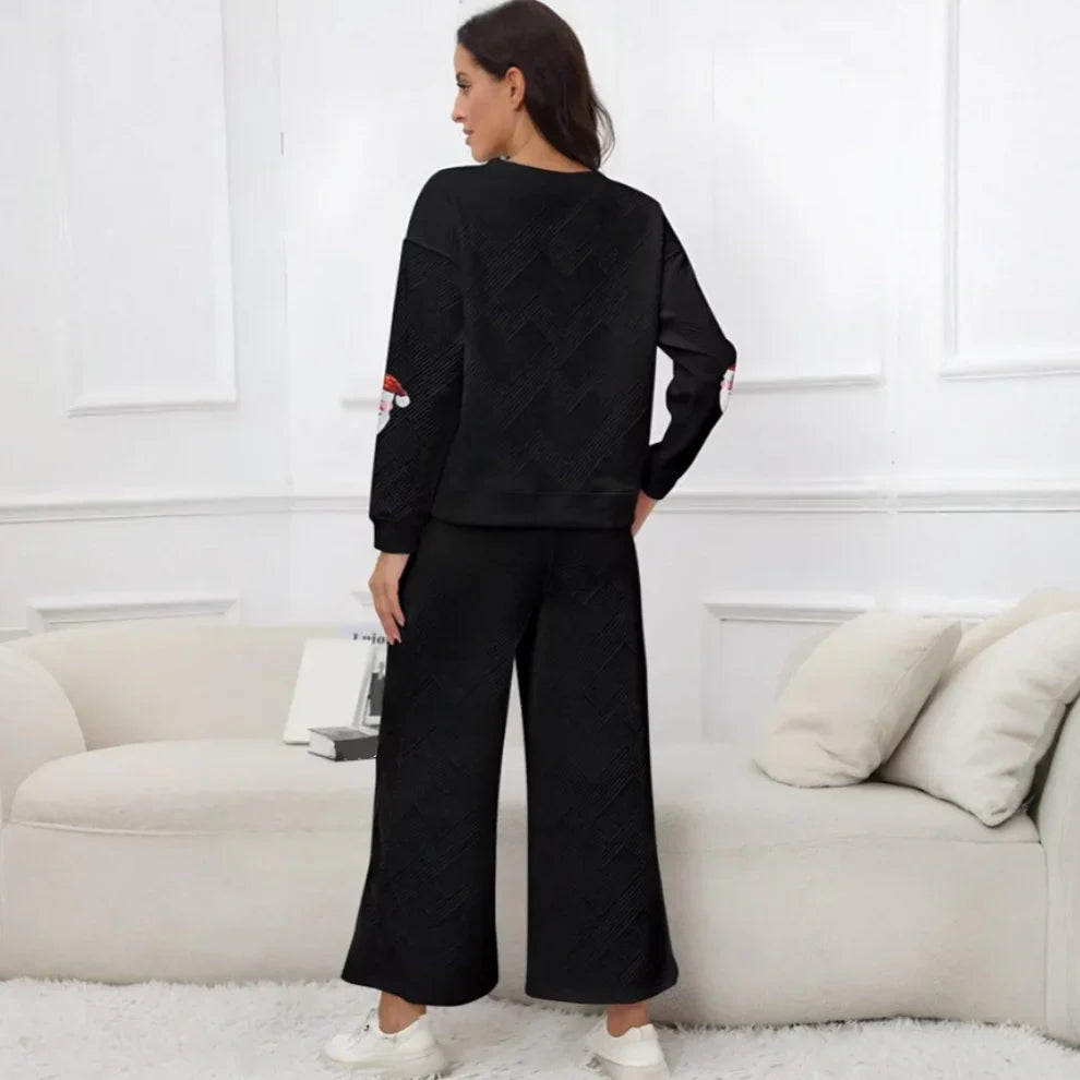 Women’s christmas holiday pyjama outfit set – women