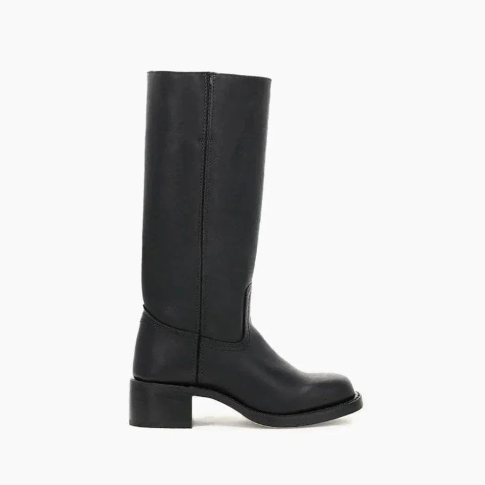 Women’s classic block-heel boots durable – women
