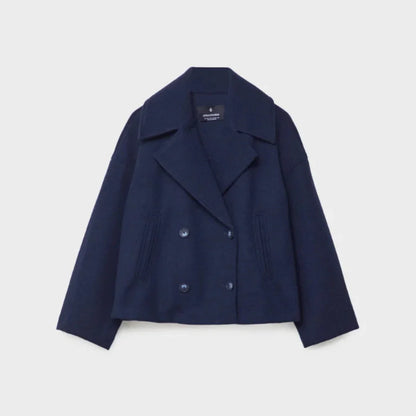 Women’s chic short double-breasted casual jacket – women