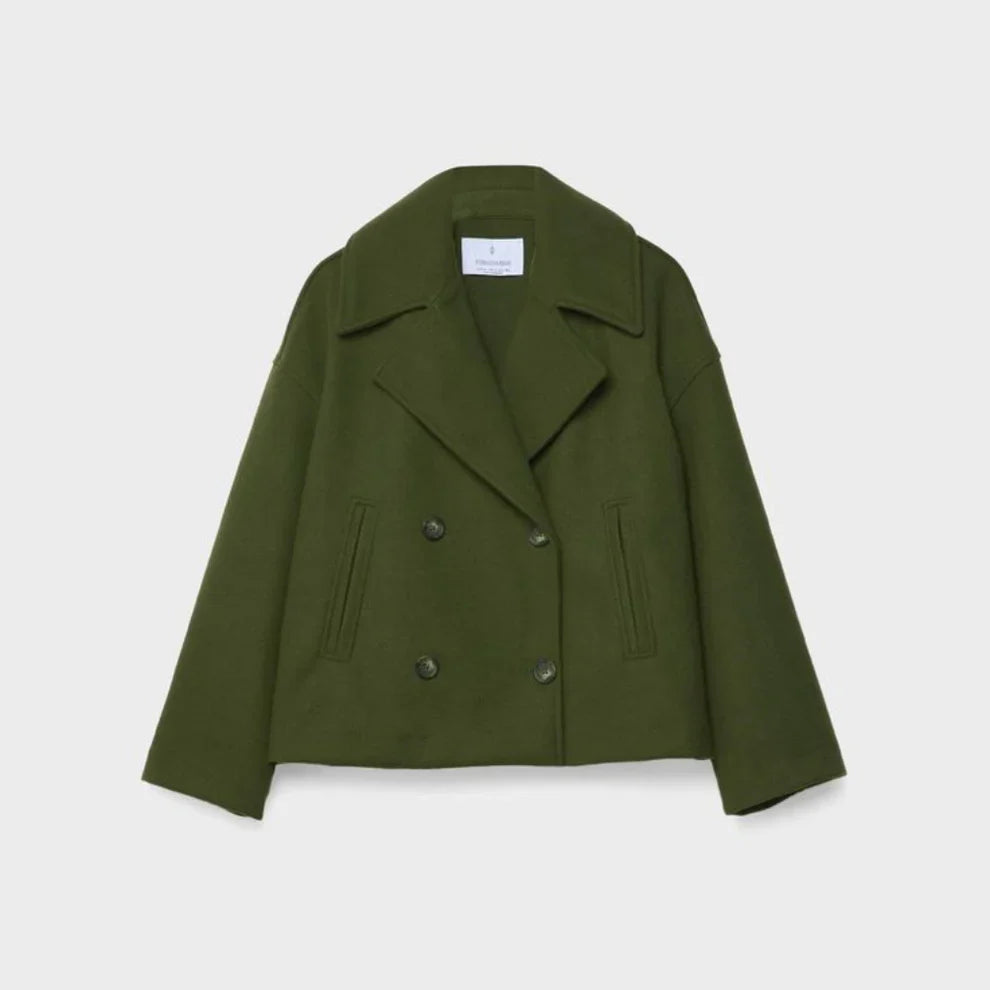 Women’s chic short double-breasted casual jacket – women