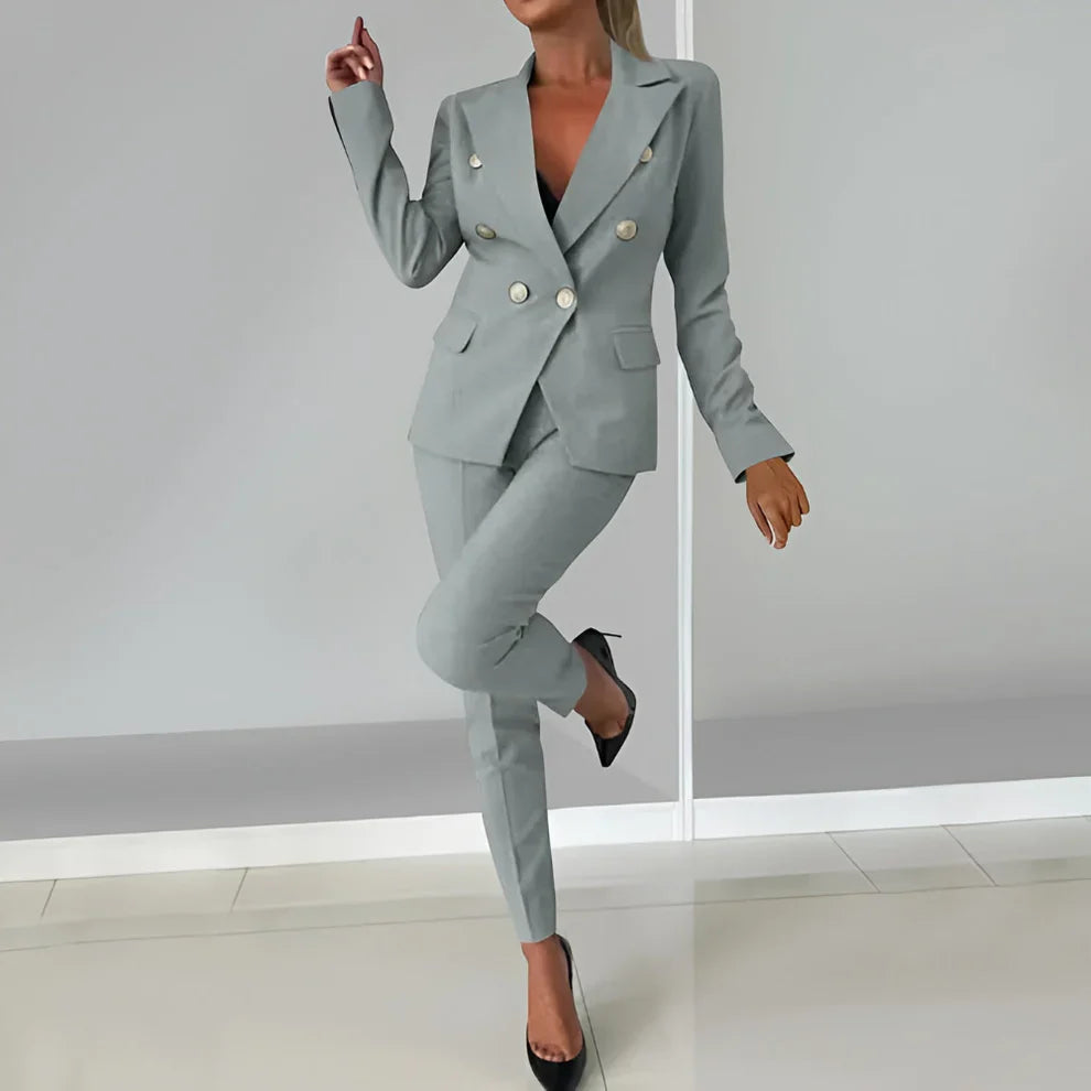 Women’s double-breasted suit set – women