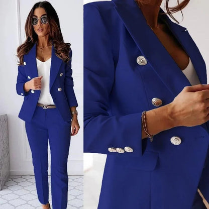 Women’s double-breasted suit set – women