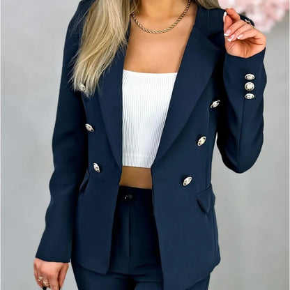 Women’s double-breasted suit set – women