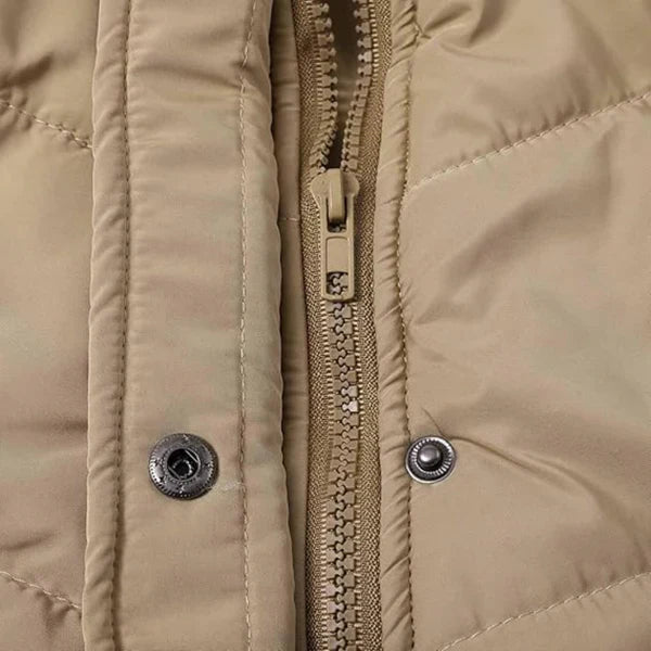 Women’s hooded long puffer jacket – women