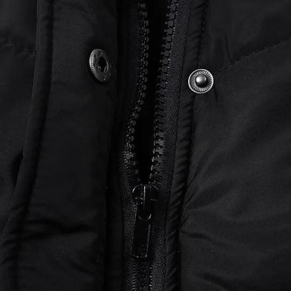 Women’s hooded long puffer jacket – women