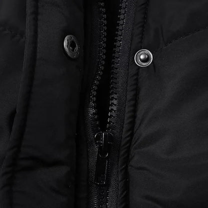 Women’s hooded long puffer jacket – women