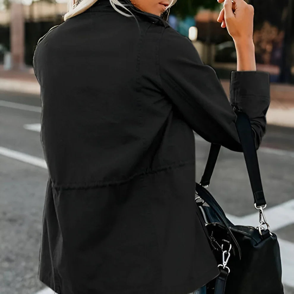 Women's lightweight casual long sleeve jacket