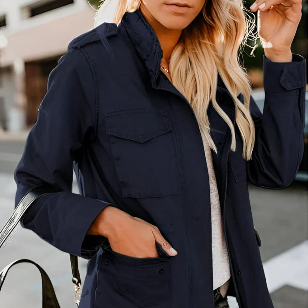 Women's lightweight casual long sleeve jacket