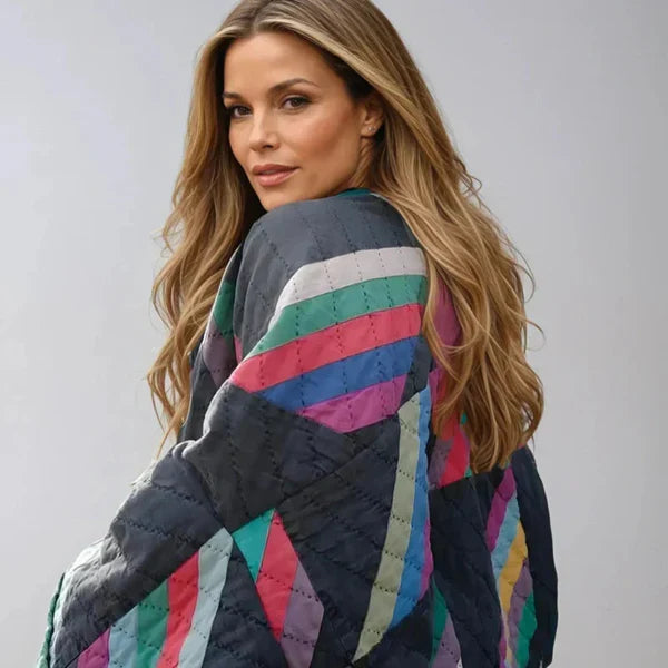 Women’s oversized vintage jacket weather-resistant – women