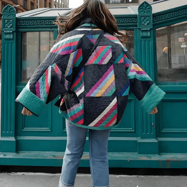 Women’s oversized vintage jacket weather-resistant – women