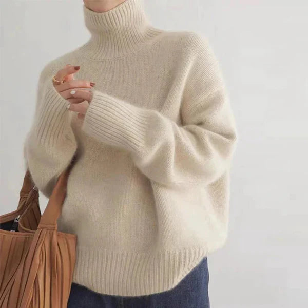 Women's soft & warm turtleneck sweater