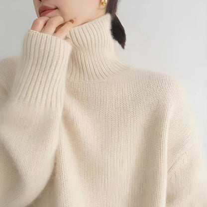 Women's soft & warm turtleneck sweater