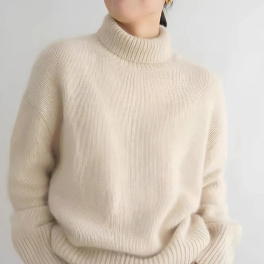 Women's soft & warm turtleneck sweater