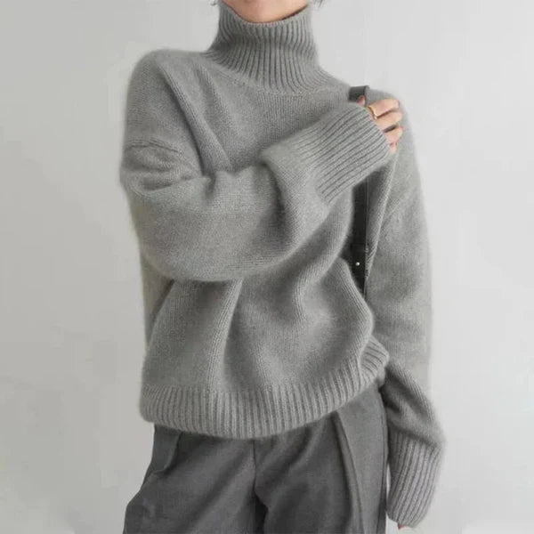 Women's soft & warm turtleneck sweater
