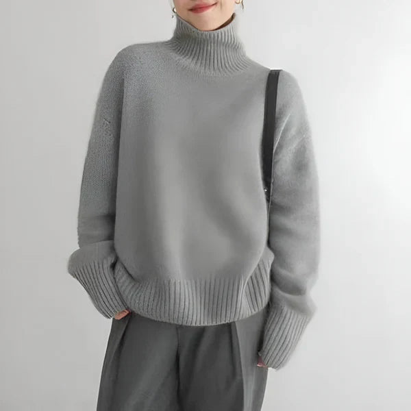 Women's soft & warm turtleneck sweater