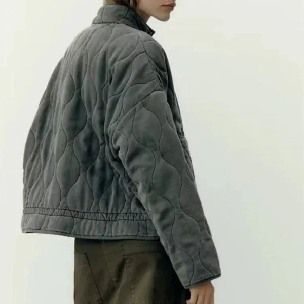 Women’s vintage quilted winter jacket – women