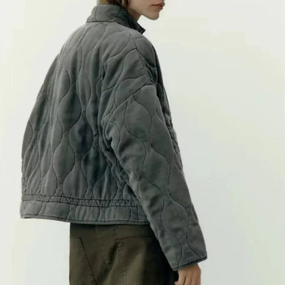 Women’s vintage quilted winter jacket – women