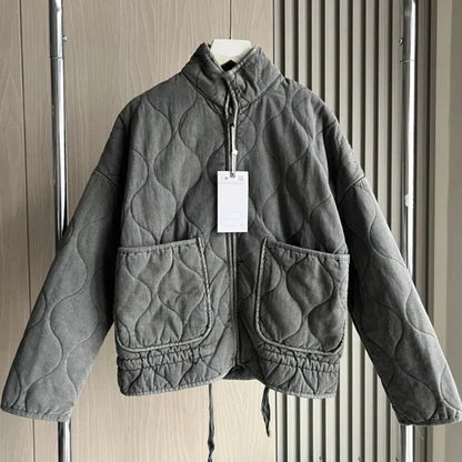 Women’s vintage quilted winter jacket – women