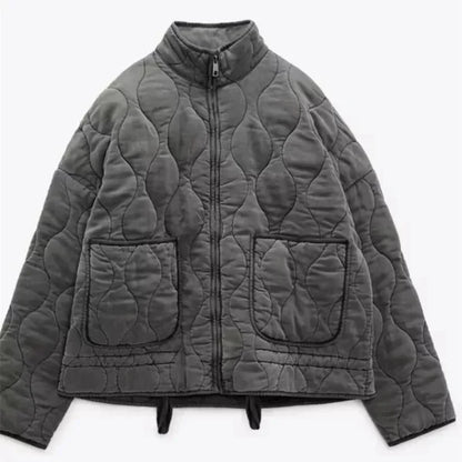 Women’s vintage quilted winter jacket – women