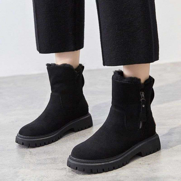 Women’s winter boots warm fur-lined anti-slip – women