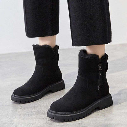 Women’s winter boots warm fur-lined anti-slip – women