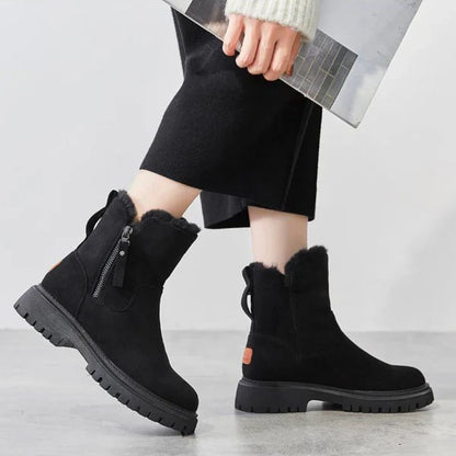 Women’s winter boots warm fur-lined anti-slip – women