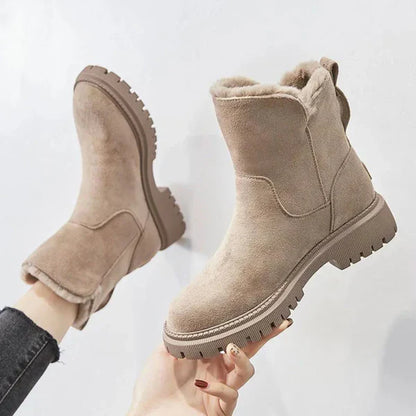Women’s winter boots warm fur-lined anti-slip – women