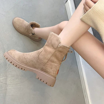 Women’s winter boots warm fur-lined anti-slip – women